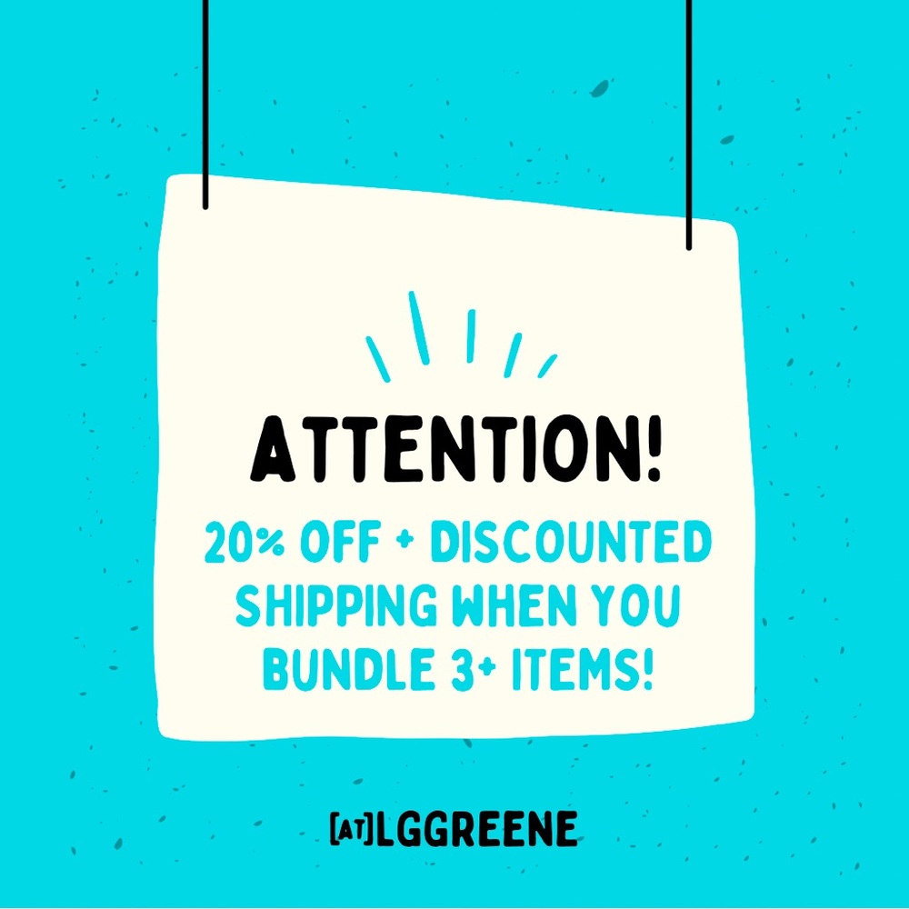 Bundle 3️⃣➕for 20% off & discounted shipping! 📦